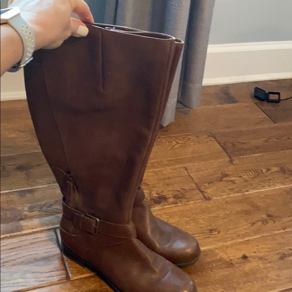 wide calf riding boots size 9